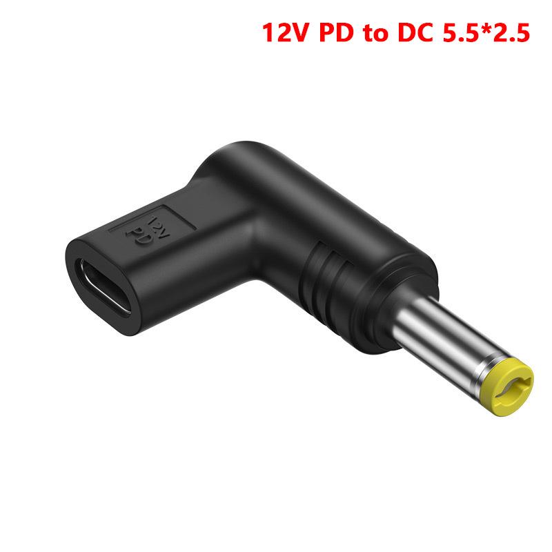 Usb C Pd в DC разъем питания универсальный 5/9/12 В тип C в DC разъем зарядный адаптер конвертер для маршрутизатора планшета мини вентилятор