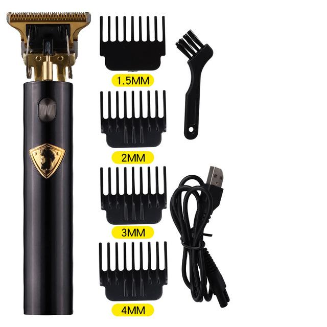 Vintage T9 Electric Cordless Hair Cutting Machine Professional Hair Barber Trimmer For Men Clipper Shaver Beard Lighter