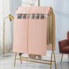 Modern Simple Style Home Clothes Dust Cover Thickened Non-woven Floor Hanger Dust Cover Solid Color Clothing Storage Dust Cover