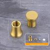Brass Wooden Mini Board Feet 4Pcs Anti Slip Riser for Jewelry Box Display Tray Small Furniture DIY Craft Use