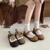 Лето 2025 новые французские ретро туфли Мэри Джейн одинарные женские модные с круглым носком студенческие с юбкой японские туфли женские