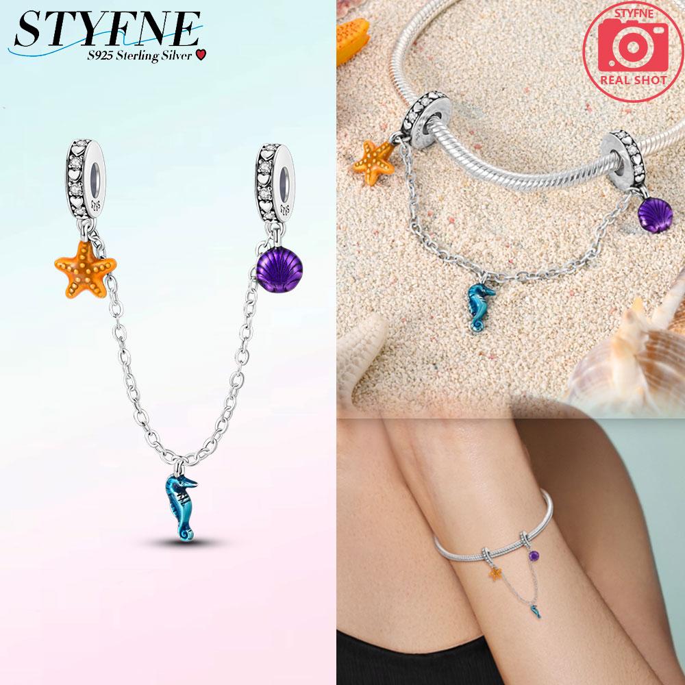 Серия Мир Океана Морской Синий Черепаха Морская Звезда Краб Осьминог Шармы Бусина Подходит Браслет Медь DIY Ювелирное Изделие Подарок
