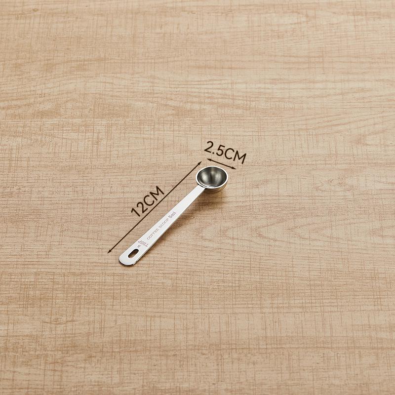 304 Stainless Steel Thickened Measuring Spoons Set with Long Handles, 50ml Cup, 40ml Spoon, for Baking and Seasoning.