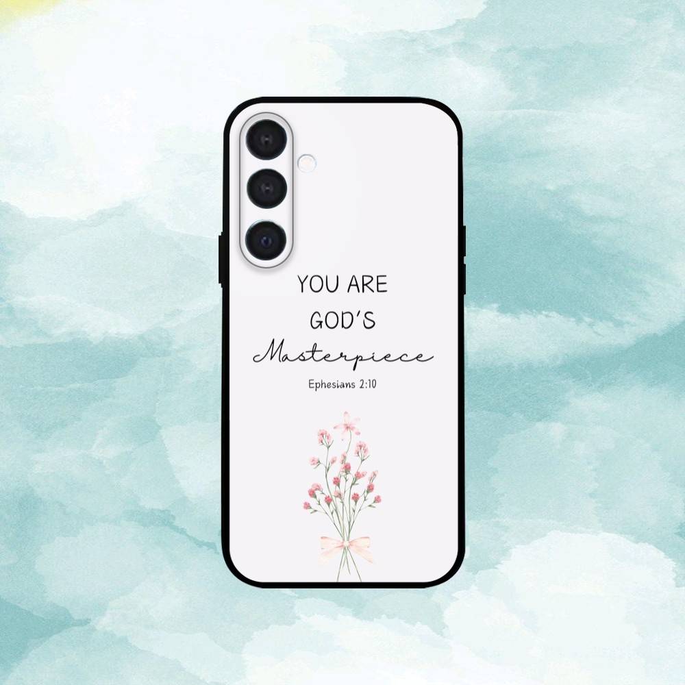 Чехол для телефона с цитатой из Библии J-Jesus для Samsung A73,72,71,A52,51,40,41,A22,A32,31,A13, Мягкий черный корпус
