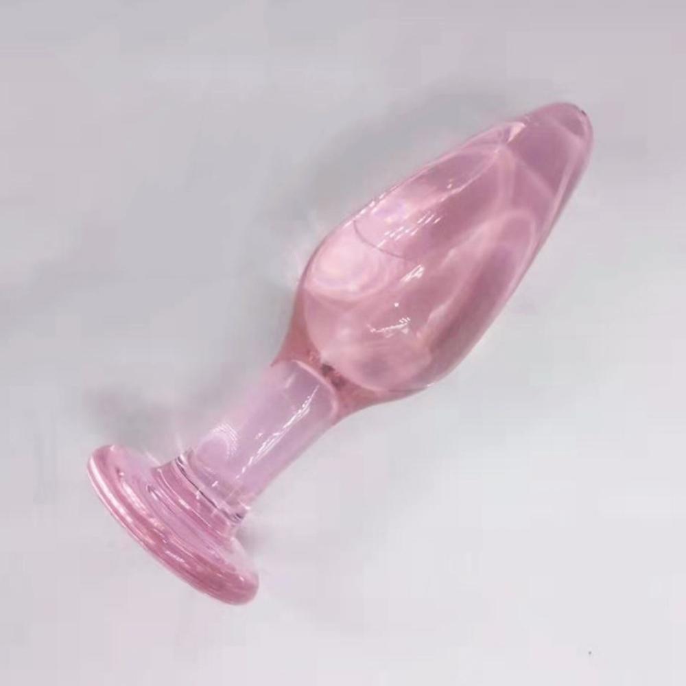 Glass Pink Clear Color Crystal Quantity Wand Plug