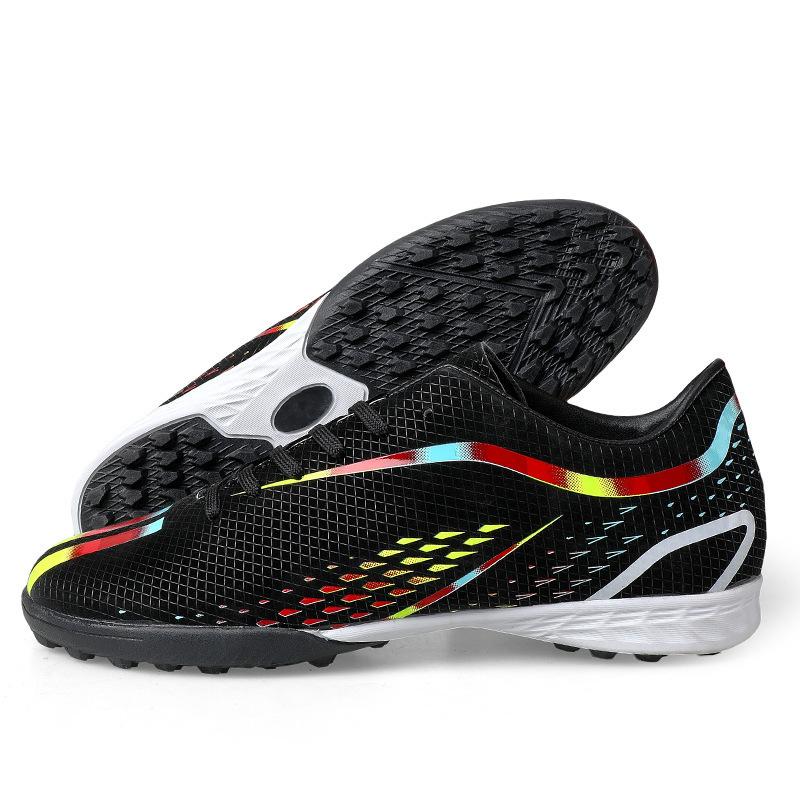 Training Non-slip Breathable Low-top Football Shoes Spike Sneakers Shock Absorption Spot Adult Large Size Sneakers Fashion Men and Women