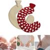 Household Leak-proof U-shaped Hot Water Bag Water-injectable Thickened Hot Water Bottle With Knitted Cover Hand Warmer Shoulder