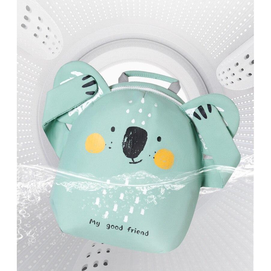 Toddler Backpack Kindergarten Koala Bear Preschool Adjustable Straps Chest Safety Clip Green Aida HER®