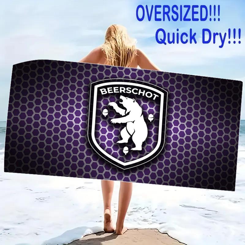 K Beerschot VA Print Beach Towel, Large Soft Quick Dry Towel for Beach Camping Swimming