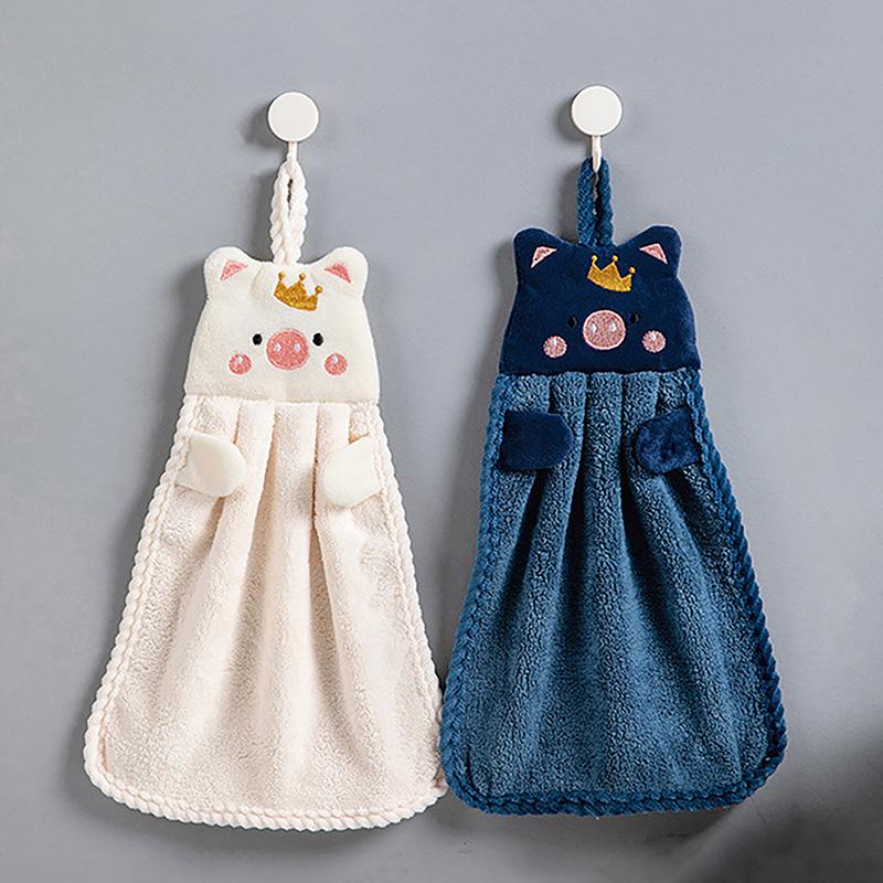 Cute Hand Towels Kitchen Bathroom Hand Towel Super Absorbent Kitchen Towel High-Efficiency Tableware Cleaning Towel