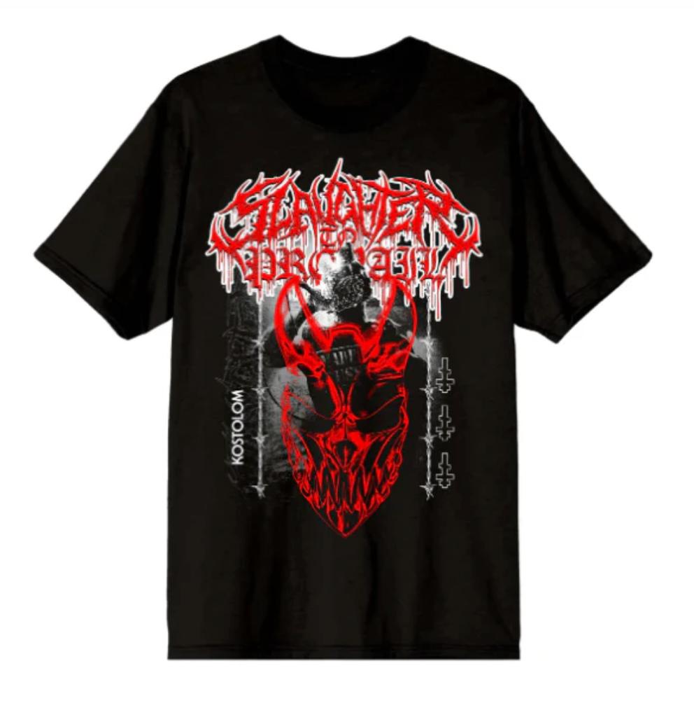 Slaughter To Prevail Logo Gear Band TShirt Cotton Graphic Tee Unisex Women Summer Streetwear Top