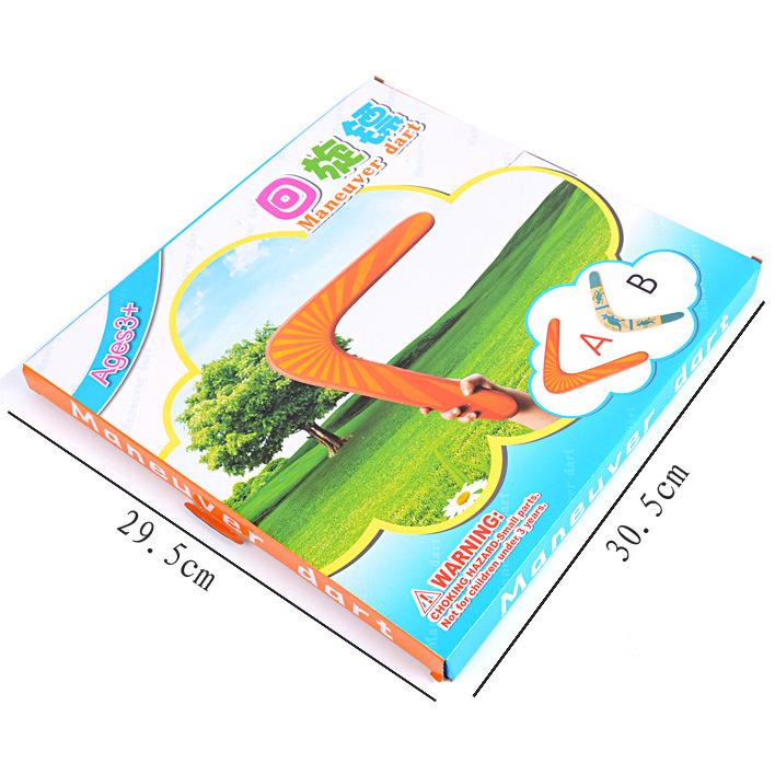 Детский деревянный возвращающийся V-образный метательный стик фрисби для занятий спортом на открытом воздухе