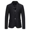 Men's Business Casual Flow of Pure Color Blazers Men Slim Casual Suit Men Plus Size