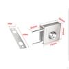 Glass Door Lock Office Stainless Steel Durable Push Sliding Gate for 10mm-12mm