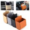 Car Storage Bag Air Vent Dashboard Tidy Hanging Leather Organizer Box Glasses Phone Holder Storage Organizer Car Accessories