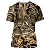 2025 Kids Clothes Forest Camouflage Hunting T-Shirt Summer Girl T-Shirts Short Sleeve Children Top O-Neck Outdoor Boys Clothes