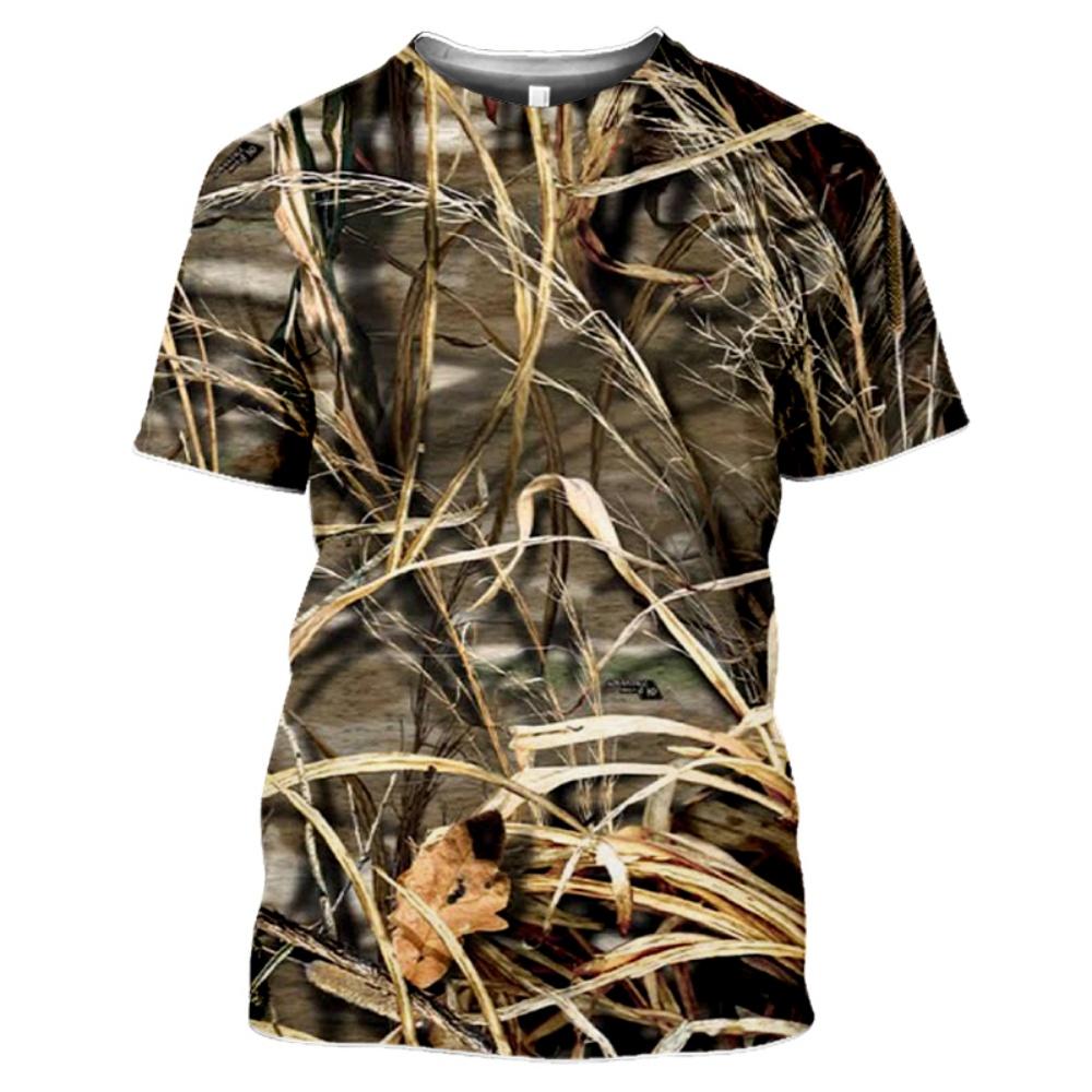 2025 Kids Clothes Forest Camouflage Hunting T-Shirt Summer Girl T-Shirts Short Sleeve Children Top O-Neck Outdoor Boys Clothes
