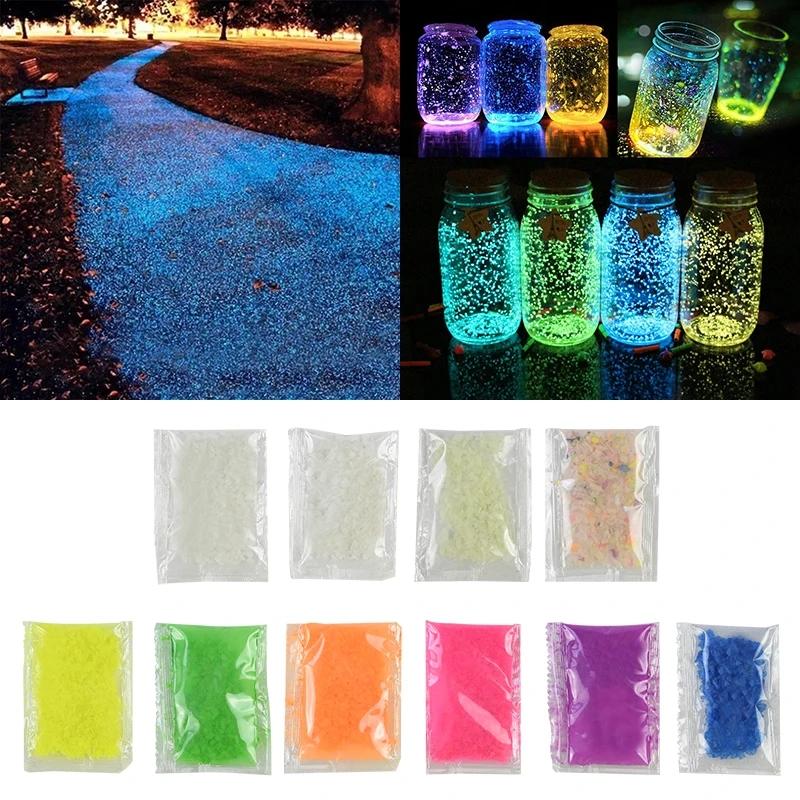 Luminous Sand Stones Glow In Dark Mini Pebble for Party Home Garden Park Road Decor Fluorescence Stone Fish Tank Ornament