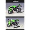 Welly 1/12 2021 Kawasaki Ninja ZX-10R Alloy Motorcycle Model Simulation Diecast Metal Scale Motorcycle Model Childrens Toy Gifts
