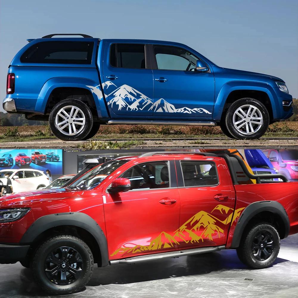 Автомобильная графика горная наклейка для Volkswagen Amarok Toyota Hilux Dodge RAM Isuzu Dmax GWM Poer Nissan Navara Pickup Декор Наклейка