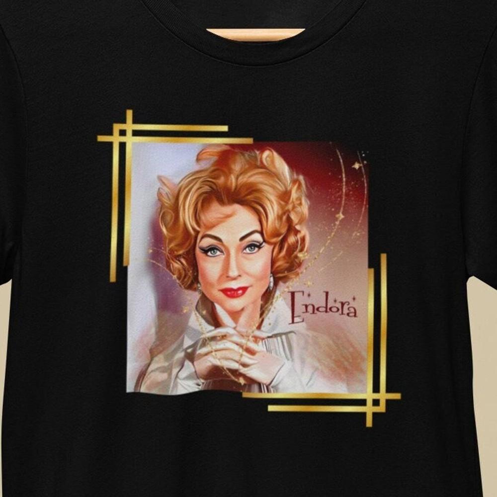 Endora Bewitched Graphic T-Shirt, black color Unisex T-Shirt