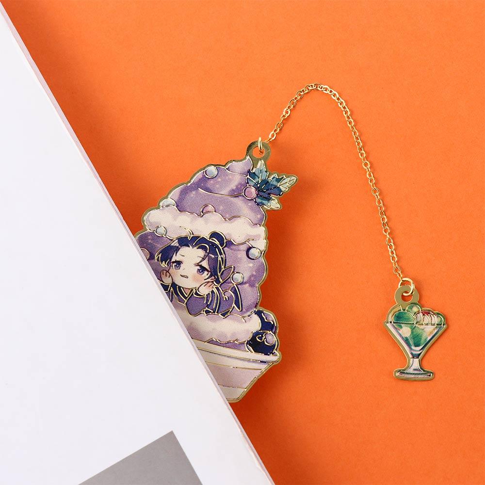Student Gift Pendant Wei Wuxian Hollow Bookmark Pagination Mark Book Markers Mo Dao Zu Shi Bookmark