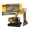 Excavator Static Model 1:50 Scale Alloy Excavator Construction Site Vehicle Toy for Kids and House