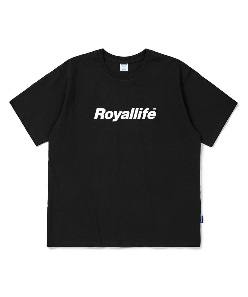 Оригинальная футболка ROYALLIFE оверсайз с коротким рукавом (Rl001 Футболка с логотипом Og) - черный