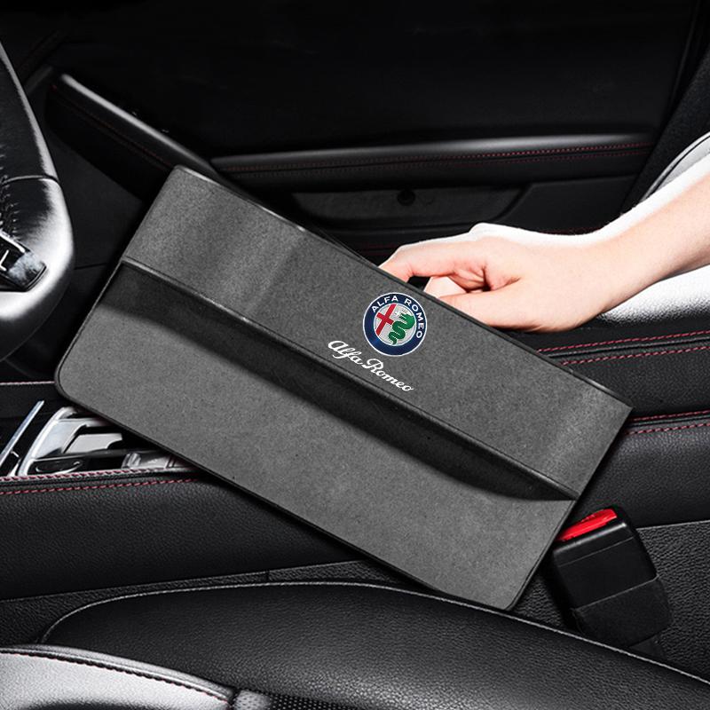 AZXL7 Car Seat Gap Box Pocket Seat Crevice Storage Bag For Alfa Romeo giulia stelvio giulietta 159 147 156 166 Car Accessories