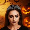Sparkling Halloween Bat Hairband Metal Halloween Tiara Temperament Rhinestone Crowns  Gift