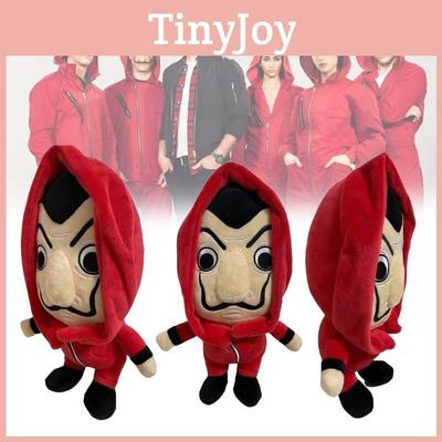 Высококачественная плюшевая игрушка Papel Уникальная фигурка маски Дали 30 см Красный цвет