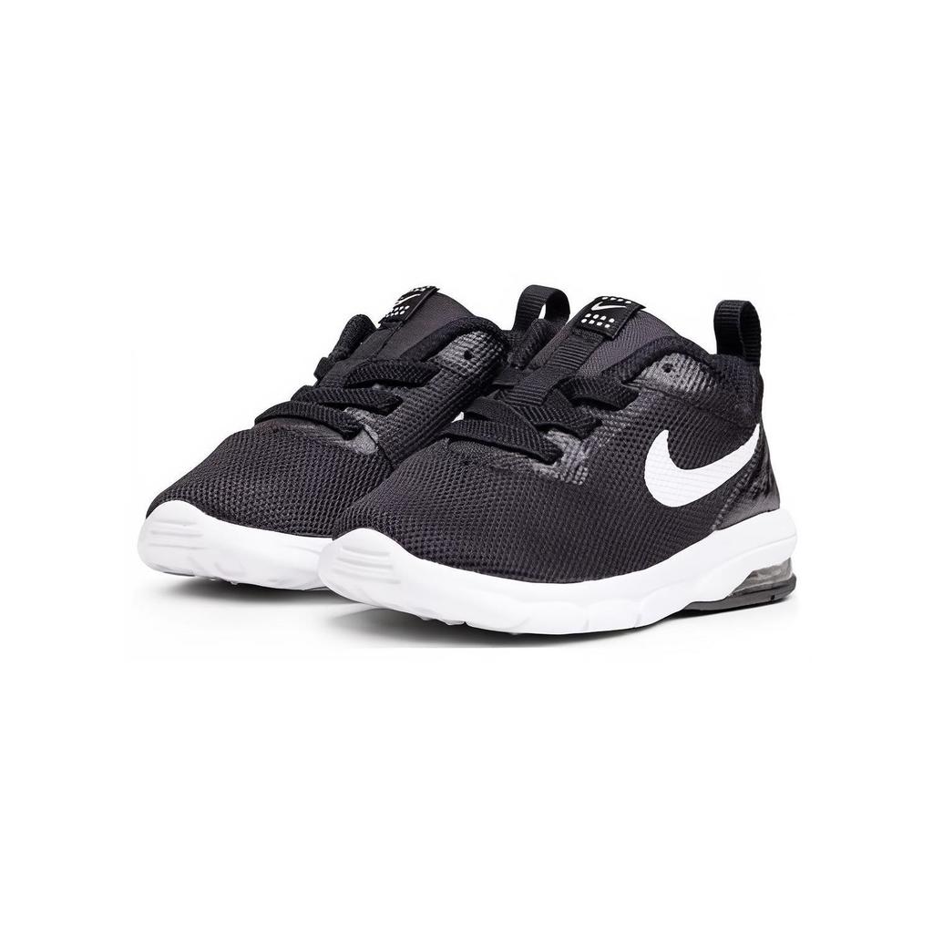 Nike Air Max Motion Ткань из синтетической кожи Удобные повседневные низкие кроссовки для ходьбы Детские кроссовки Черный Белый 917652-003