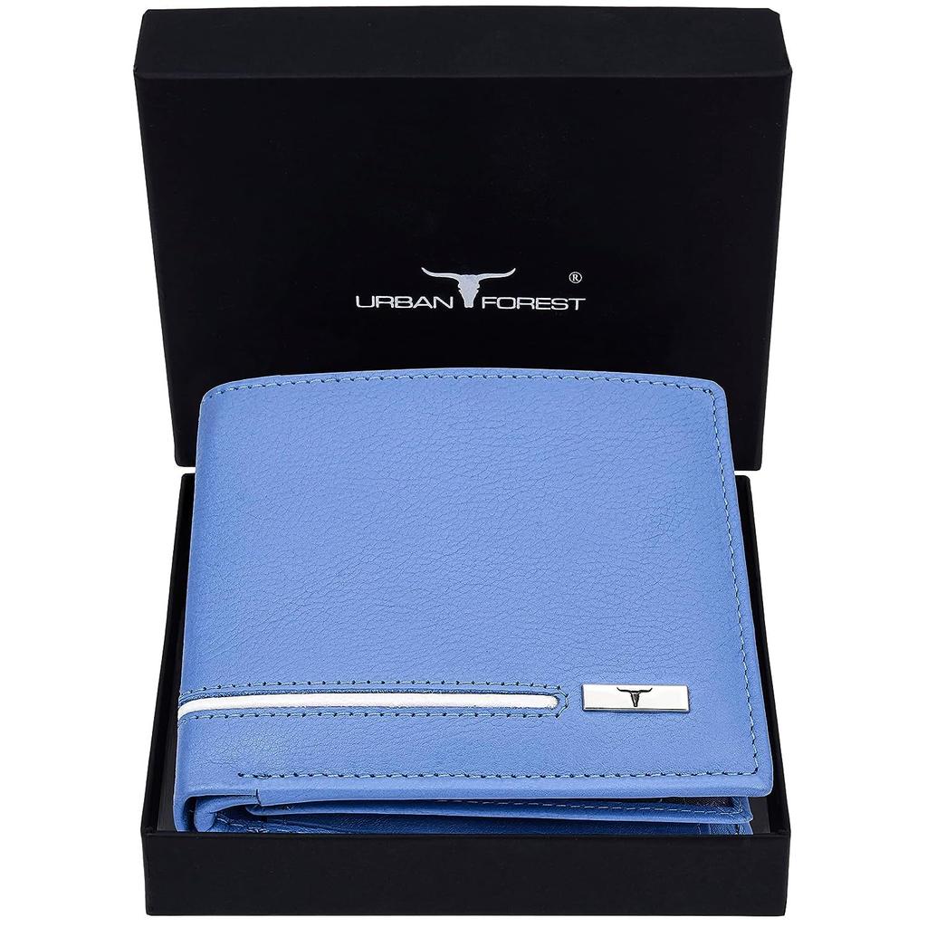 URBAN FOREST Stag Sand/Red Leather Wallet for Men