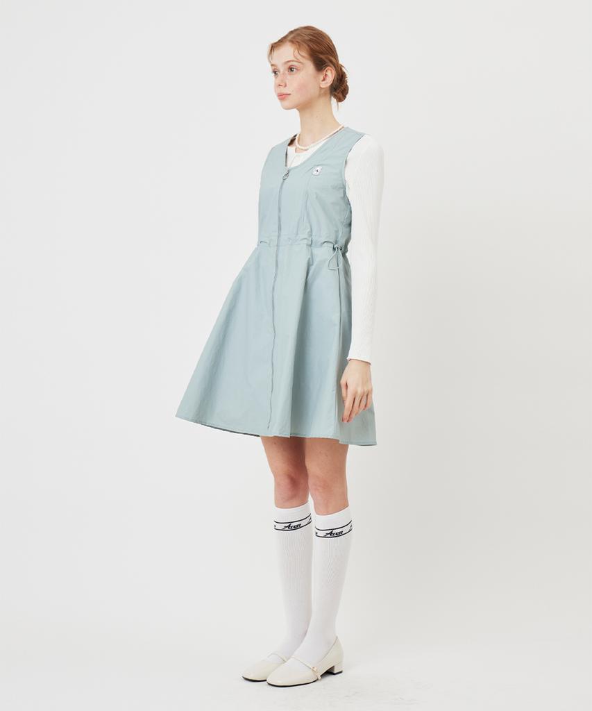 AVEN Sleeveless V-Neck Dress Mint
