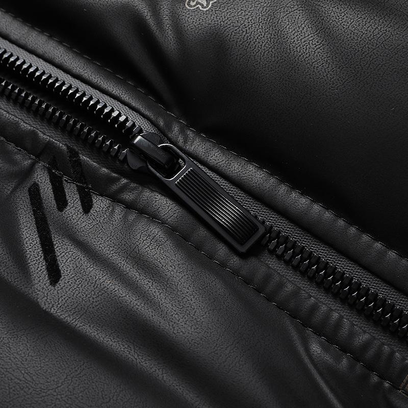 Куртка-пуховик Letter White Duck, осень и зима, новая мужская короткая куртка-пуховик, утепленная куртка-пуховик