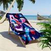 Girl-themed graphic design 2D Flat Print Beach Towel, Large Soft Quick Dry Towel for Beach Camping SwimmingXSTJ0915454