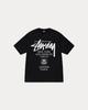 Футболка Stussy World Tour Черная 25SS 3903962