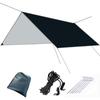 Extra Large Canopy Sun Shading Beach Camping Tent Waterproof Floor Cloth Moisture-Proof Pad Triangular Canopy