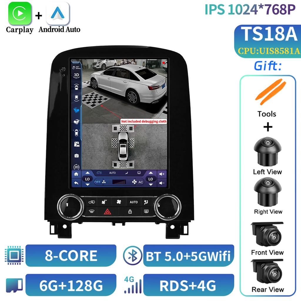 9,7-дюймовый Android Автомагнитола Радио Мультимедийный Видеоплеер Для Renault Scenic 2013-2024 Навигация Carplay Автомобильный Экран GPS