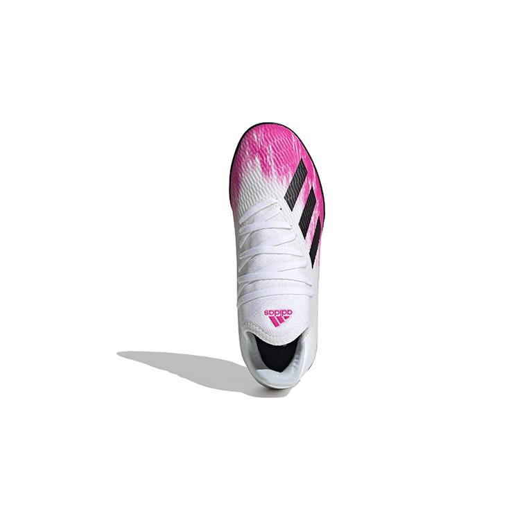 Adidas X 19.3 Slip Resistant Cushioning Abrasion Resistant Low top Kids' Soccer Shoes White Pink Black Kids' EG7174