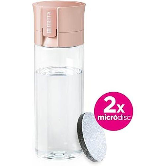Bouteille filtrante BRITA - Vital - Abricot - 2 filtres MicroDisc - 600 ml