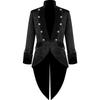 Halloween Men's Medieval Punk Retro Tailcoat