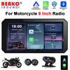 6inch GPS Navigation Motorcycle IPX7 Waterproof Apple CarPlay Display Screen Portable Motorcycle Wireless Android Auto