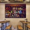Wine Collections Posters and Prints Canvas Painting Wall Art Pictures for Living Room Guzzle Club Bar Restaurant Home Decor