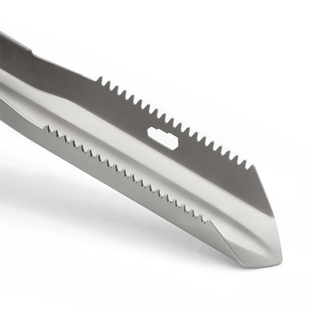 Сверхлегкая титановая ручная лопата, многофункциональный инструмент, шпатель с сумкой для переноски для садоводства