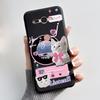 Для Sony Xperia XZ2 Compact H8324 H8314 Чехол Эстетичный Модный Милый Мультяшный Кот Ударопрочный Черный Силиконовый Мягкий Тонкий Задняя Крышка