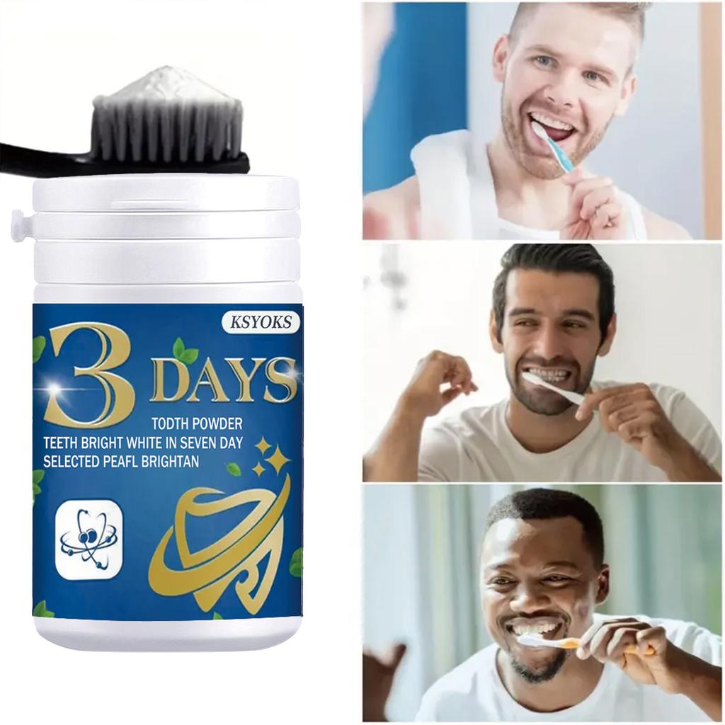 3 Days of Tooth Powder, 7 Days To Make Teeth White, Selected Pearls To Brighten Teeth, Fresh Breath