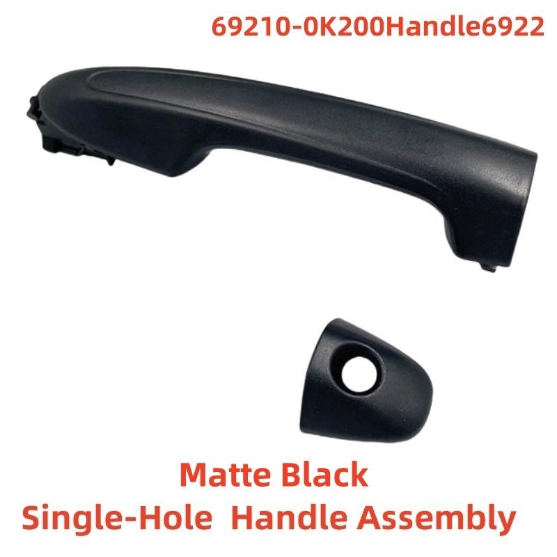 69210-0K200 Handle 6922 Chrome Accessories Tools For Toyota Hilux Revo 2015 2016 2017 2018 Glossy Black Handle Assembly