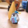 Adorable Fluffy Penguin Plushie Keyring Charming Stuffed Animal Bag Charm