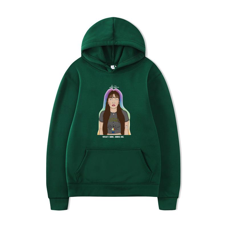 Осень Зима Мужские Толстовки Мальчики Харадзюку Девочки Хип-Хоп Пуловер Оверсайз Необычный Музыкальный Подарок Повседневная Свободная Удобная Толстовка